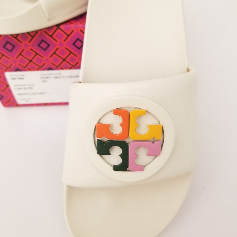 Tory burch Lina colored logo slide - Picture 3 of 8